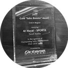 Gold sales award presented to SPORTA